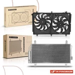 A-premium Ac Condenser & Cooling Fan Assy Kit For Mitsubishi Outlander 3.0L 2.4L. Fixed Price $167.99.