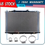 Aluminum Radiator For 03 04 05-07 Honda Accord With 2PCS 8-10MM 27-51MM Clamps. Fixed Price $71.66.