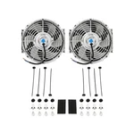 10'' Inch Chrome Universal Slim Fan Push Pull Electric Radiator 12V 80W High .... Fixed Price $57.89.