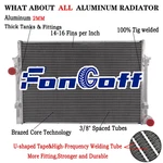 Row Aluminum Radiator Fit 2015-2022 Audi A3 Q3 S3 Vw Golf Jetta Gti 2.0 Mt.. Fixed Price $129.00.