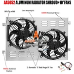 Aluminum Radiator Shroud Fan Fits Ford Mustang Ranchero Fairlane Torino 67-70. Fixed Price $109.00.