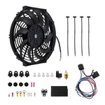 Universal Electric Radiator Cooling Fan 80W 12V Aluminum Plastic. Fixed Price $38.66.