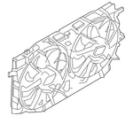 Genuine Ford Engine Cooling Fan Assembly MB3Z-8C607-F. Fixed Price $743.60.