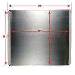 Northern Z40022 Fan Shroud Hurricane In Wide 19-1/4" Tall Cut To Fit. Fixed Price $91.15.