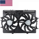 Dual Radiator Condenser Cooling Fan Assembly AU3115113 For Audi A4 A5 A6 Q3 Q5. Fixed Price $120.99.