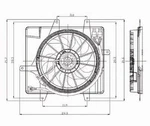 Radiator Fan Motor Assembly With Turbo Fits 06-09 Pt Cruiser 6520121. Fixed Price $125.10.