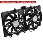Fits 2014-2018 Infiniti Q50 Ac Radiator Condenser Dual Fan 214814GA0A IN3115109. Fixed Price $68.99.