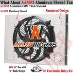 Aluminum Shroud Electric Fan Fit 1962-67 Chevy Nova Ii 2.5L,3.2L,4.1L,4.6L. Fixed Price $84.55.