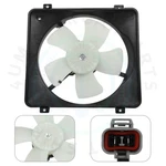 A/c Condenser Cooling Fan Assembly For 1996 97-98 Honda Civic Cx Dx Ex 1.6L L4. Fixed Price $43.97.