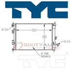 Tyc Radiator For 2013 Hyundai Elantra Coupe 1.8L L4 Cooler Cooling. Fixed Price $140.66.