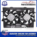 Fits Audi Q5 S5 A6 A7 Quattro 2012-2018 Radiator Cooling Fan Assembly 4H0121207B. Fixed Price $215.98.