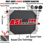 Asi Aluminum Radiator For 2007-2015 2008 12 Jeep Wrangler Jk Rubicon Sahara 3.8L. Fixed Price $149.00.