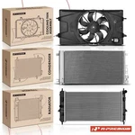 A-premium Radiator & A/c Condenser Cooling Fan For Chevy Cobalt Pontiac W/o. Fixed Price $248.79.