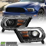 2010-2014 Ford Mustang Led Greeting Tube Headlights Headlamps Set Left+right. Fixed Price $178.99.
