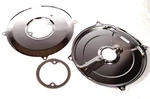Empi 9056 Chrome 3 Pc Alternator Generator Backing Plate Vw Buggy Ghia Thing. Fixed Price $30.95.