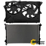 Front Radiator Cooling Fan Kit Electric 2010-12 Ford Flex Lincoln Mk Dohc V6. Fixed Price $213.63.