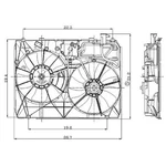 Global Parts Distributors 2811554 Gpd Electric Cooling Fan. Fixed Price $199.83.