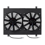 Mishimoto Dual Electric Fan With Aluminum Shroud 12" 2300CFM Mustang 1979-1993. Fixed Price $277.95.