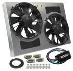 Derale 66837 Powerpack- High Output Dual 12" Electric Rad Fan/alum Shroud Kit. Fixed Price $1045.45.