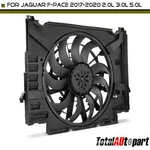 New Radiator Fan With Shroud Assembly For Jaguar F-pace 2017 2018 2019-2020 650W. Fixed Price $245.99.