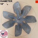Mopar Used Blade 18" Solid Fan 2863224 1968-72 Dodge Plymouth Chrysler. Fixed Price $245.00.