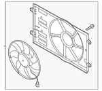 Genuine Volkswagen Fan Assembly 17A-121-203. Fixed Price $402.03.