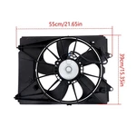 Labwork Left Side Radiator Cooling Fan Assembly For Acura Mdx Honda Pilot 14-21. Fixed Price $45.00.