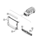 Genuine Mopar Radiator Shroud 68440736AA. Fixed Price $144.55.