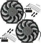 Dual 12 Inch Electric Radiator Cooling Fan Huge 180W Motor Auto Engine Car Truck. Fixed Price $159.95.