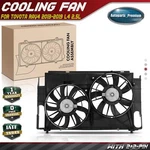 Dual Radiator Cooling Fan Assembly With Shroud For Toyota RAV4 2013-2019 L4 2.5L. Fixed Price $96.89.