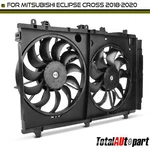 Dual Radiator Fan W/ Shroud Assembly For Mitsubishi Eclipse Cross 2018-2020 1.5L. Fixed Price $173.99.