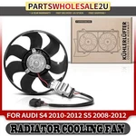Right Radiator Cooling Fan W/ Control Model Assembly For Audi S4 10-12 S5 08-12. Fixed Price $139.99.