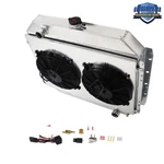 4 Row Radiator+shroud Fan Fit 1966-1979 Ford F100 F150 F250 F350 Bronco V8. Fixed Price $217.38.