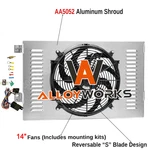 Aluminum Shroud+electric Fan For 59-65 Chevy Impala Bel Air Camino Kingswood.. Fixed Price $99.00.
