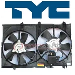 Tyc Dual Radiator & Condenser Fan Assembly For 2003-2006 Mitsubishi Hw. Fixed Price $243.53.