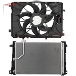Electric Ac Condenser Cooling Fan Kit For 2010 2011-2015 Mercedes-benz GLK350. Fixed Price $217.73.