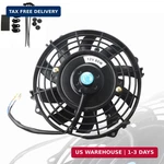 Mostplus Black Universal Electric Radiator Slim Fan Push/pull 12V + Mounting Kit. Fixed Price $33.97.