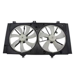 Fits Toyota Camry Venza Dual Cooling Radiator Condenser Fan Motor Assembly. Fixed Price $93.00.