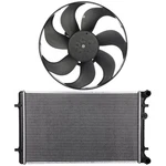 Pickoor Radiator Cooling Fan Kit For Audi Quattro Volkswagen Golf Jetta. Fixed Price $91.26.