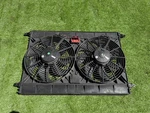 03-08 Maserati Quattroporte M139 4.2L Dual Radiator Fans Shroud Assembly Oem. Fixed Price $124.99.