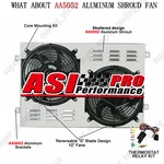 Asi Aluminum Radiator Shroud+fans 1967-1970 Ford Mustang Mercury Cougar V8.. Fixed Price $99.00.