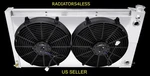 Champion 3 Row Radiator Shroud 14" Fans 67-72 Chevy C10 Dual Pass Ls Swap Necks. Fixed Price $689.00.