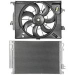 Electric Condenser Cooling Fan Kit For 2012-13 Hyundai Accent 2012-17 Kia Rio. Fixed Price $82.59.