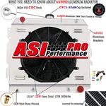 Asi Rows Radiator Shroud Fan For 1968-1974 Dodge Plymouth Mopar Small Block. Fixed Price $309.00.