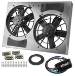 Derale 66833 Dual 11" Ho Rad Fan Puller Style 5-BLADE 3,750 Cfm 37.4 Amp Each. Fixed Price $917.27.
