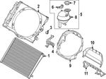 Genuine Audi Engine Cooling Fan Shroud 85E-121-291. Fixed Price $85.04.