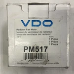 Radiator Fan Motor Vdo PM517. Fixed Price $22.50.