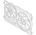 Genuine Ford Motor And Fan Assembly Engine Coo LK4Z-8C607-F. Fixed Price $361.80.