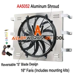 Radiator Electric Fan+shroud For 55-59 Chevy Gmc 3100 3200 3400 3500 3600 Truck. Fixed Price $99.00.