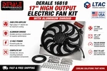 Derale 16818 High Output 17" Electric Cooling Fan Kit Aluminum Shroud 2400 Cfm. Fixed Price $363.95.
